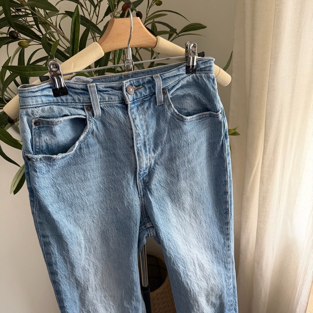 Levi’s 70s High Slim Straight Jeans Light Wash Size 27 - Picture 3 of 12